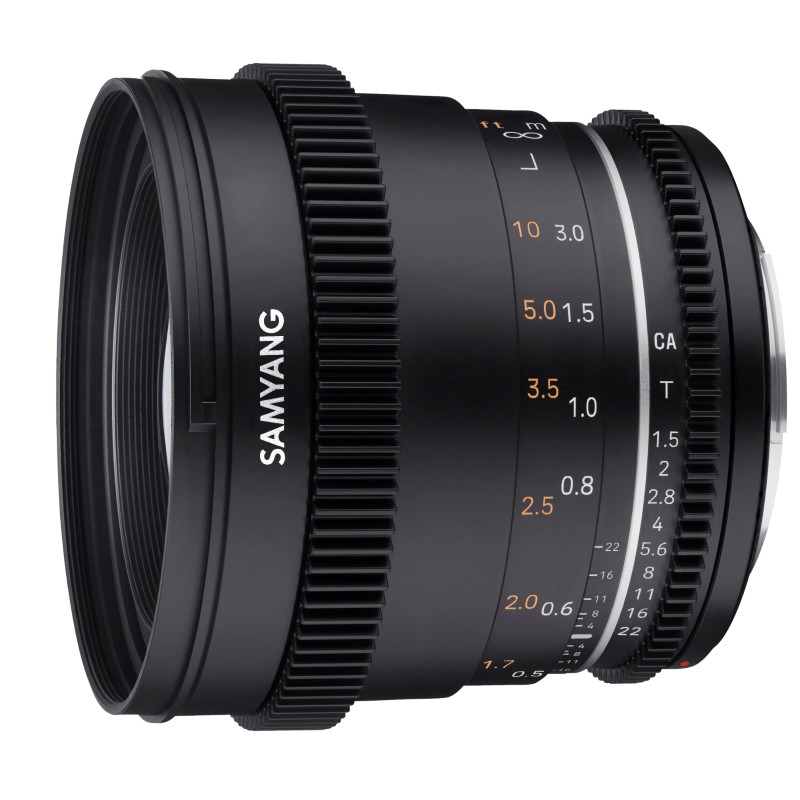 Samyang VDSLR 50 mm T1.5 MK2 Canon M